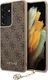 Guess Guess GUHCS21LGF4GBR S21 Ultra G998 brązowy/brown hardcase 4G Charms Collection 1