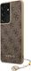 Guess Guess GUHCS21LGF4GBR S21 Ultra G998 brązowy/brown hardcase 4G Charms Collection 2