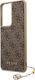 Guess Guess GUHCS21LGF4GBR S21 Ultra G998 brązowy/brown hardcase 4G Charms Collection 5