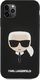 Karl Lagerfeld Karl Lagerfeld KLHCN65SLKHBK iPhone 11 Pro Max czarny/black hardcase Silicone Karl`s Head 3