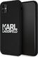 Karl Lagerfeld Karl Lagerfeld KLHCN61SLKLRBK iPhone 11 Silicone Stack Logo czarny/black 1