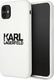 Karl Lagerfeld Karl Lagerfeld KLHCN61SLKLWH iPhone 11 Silicone Stack Logo biały/white 1