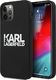 Karl Lagerfeld Karl Lagerfeld KLHCP12MSLKLRBK iPhone 12/12 Pro 6,1" Silicone Stack Logo czarny/black 1