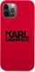 Karl Lagerfeld Karl Lagerfeld KLHCP12MSLKLRE iPhone 12/12 Pro 6,1" Silicone Stack Logo czerwony/red 3