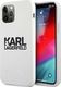 Karl Lagerfeld Karl Lagerfeld KLHCP12MSLKLWH iPhone 12/12 Pro 6,1" Silicone Stack Logo biały/white 1