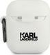Karl Lagerfeld Etui ochronne KLACA2SILCHWH Silicone Choupette do AirPods 1/2 białe 2