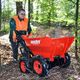 Hecht 2650 WOZIDŁO TRANSPORTER BUDOWLANY OGRODOWY TACZKA WYWROTKA MOC 6,5 KM 5