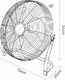 Wentylator Tevo FAN2.A.05 srebrny 3