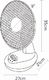 Wentylator Tevo FAN2.A.01 1