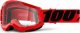 100% Gogle 100% STRATA 2 JUNIOR RED (Szyba Przezroczysta Anti-Fog, LT 88%-92%) (NEW) 1