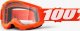 100% Gogle 100% STRATA 2 JUNIOR ORANGE (Szyba Przezroczysta Anti-Fog, LT 88%-92%) (NEW) 1