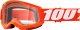 100% Gogle 100% STRATA 2 JUNIOR ORANGE (Szyba Przezroczysta Anti-Fog, LT 88%-92%) (NEW) 2