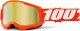 100% Gogle 100% STRATA 2 JUNIOR ORANGE (Szyba Złota Lustrzana Anti-Fog, LT 28%+/-5%) (NEW) 2