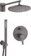 Zestaw prysznicowy Deante Arnika Titanium Komplet podtynkowy 1