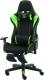 Fotel LC-Power Gaming Chair zielony (LC-GC-702BG-FF) 1