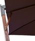 vidaXL Parasol ogrodowy wiszący, na jodłowym słupku, bordowy, 3x3 m 5