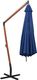 vidaXL Parasol ogrodowy, na jodłowym słupku, lazurowy, 3,5x2,9 m 5
