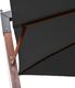 vidaXL Parasol ogrodowy wiszący, na jodłowym słupku, antracyt, 3x3 m 5