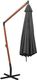 vidaXL Parasol ogrodowy, na jodłowym słupku antracyt 350x290 cm 5