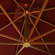 vidaXL Parasol ogrodowy wiszący, na jodłowym słupku, terakota, 3x3 m 2