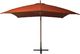 vidaXL Parasol ogrodowy wiszący, na jodłowym słupku, terakota, 3x3 m 3