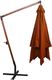 vidaXL Parasol ogrodowy wiszący, na jodłowym słupku, terakota, 3x3 m 4