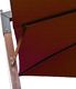 vidaXL Parasol ogrodowy wiszący, na jodłowym słupku, terakota, 3x3 m 5