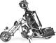 Witek Home Stojak na wino Motocyklista 1