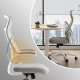 Krzesło biurowe SENSE7 Revo biały  + Podkładka PREYON Falcon 5