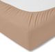 Estella Prześcieradło z gumką jersey 100x200 cm KARAMEL feinjersey 2