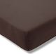Estella Prześcieradło z gumką jersey 100x200 cm SCHOKO feinjersey 1