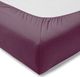 Estella Prześcieradło z gumką zwirnjersey 150x200 cm AUBERGINE jersey 1