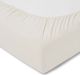 Estella Prześcieradło z gumką zwirnjersey 150x200 cm ELFENBEIN jersey 1