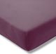 Estella Prześcieradło z gumką zwirnjersey 200x200 cm AUBERGINE jersey 1
