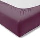 Estella Prześcieradło z gumką zwirnjersey 200x200 cm AUBERGINE jersey 1