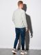 Ombre Bluza męska bez kaptura B1156 - jasnoszara XXL 4