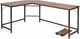 Biurko Costway Czarne 168 cm x 125 cm 2