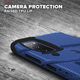 Zizo Pancerne etui Zizo Bolt Cover Samsung Galaxy S20 FE ze szkłem 9H na ekran + podstawka & uchwyt do paska (niebieski/czarny) 7