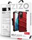 Zizo Pancerne etui Zizo Bolt Cover Samsung Galaxy S20 FE ze szkłem 9H na ekran + podstawka & uchwyt do paska (czerwony/czarny) 9