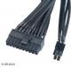Akasa 0.4m, Czarny (AK-CBPW06-40BK) 2