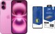 Smartfon Apple iPhone 16 128GB Pink (MYEA3) + FlexibleGlass 1