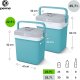 Lodówka turystyczna Peme Essential 27 Cool Mint + kabel usb 11