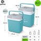 Lodówka turystyczna Peme Essential 32 Cool Mint + kabel usb 11