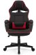 Fotel SENSE7 Knight materiałowy czarno-czerwony + kabel usb 6