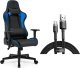 Fotel SENSE7 Spellcaster czarno-niebieski + kabel usb 1