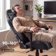 Fotel SENSE7 Spellcaster FUKU materiałowy czarno-szary + kabel usb 29