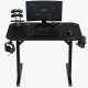 Biurko SENSE7 gamingowe Nomad Classic Czarne 120x60 cm + kabel usb 11