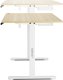 Biurko SENSE7 Nojo Sosna 140 cmx70 cm White Pine + kabel usb 8