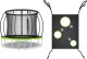 Trampolina ogrodowa Zipro Jump Pro Premium z siatką wewnętrzną 8FT 252cm + Mata Celnościowa 1