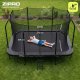 Trampolina ogrodowa Zipro Jump Pro Quadro z siatką wewnętrzną 427 x 244 cm + Mata Celnościowa 6